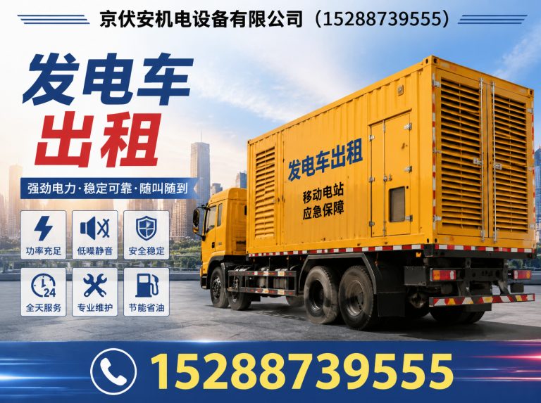 随州静音发电车租赁展示图