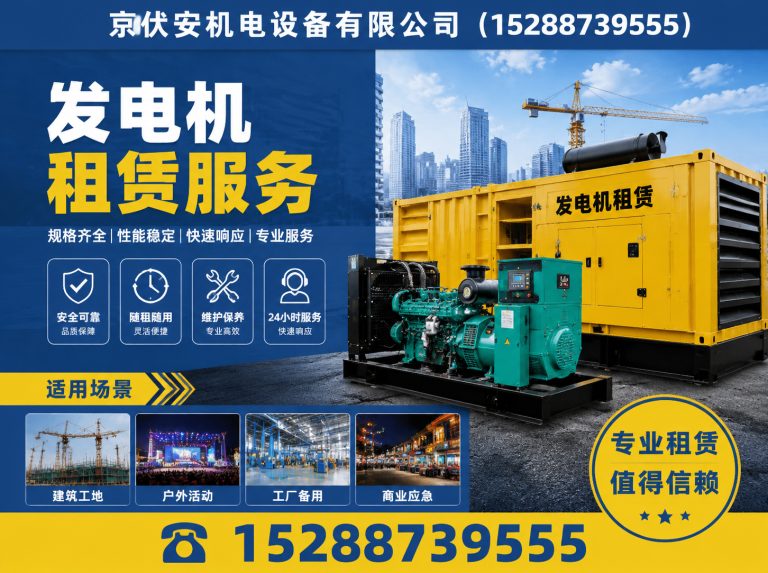 随州发电车租赁展示图
